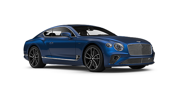 Modix Bentley GT Azure coupe in Sequin Blue paint front 34